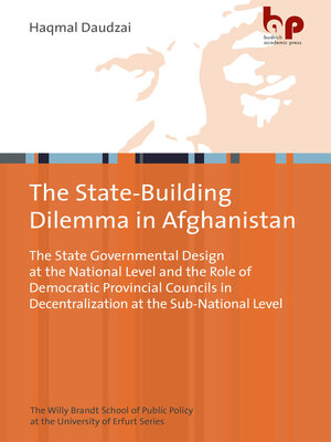 cover image of The State-Building Dilemma in Afghanistan